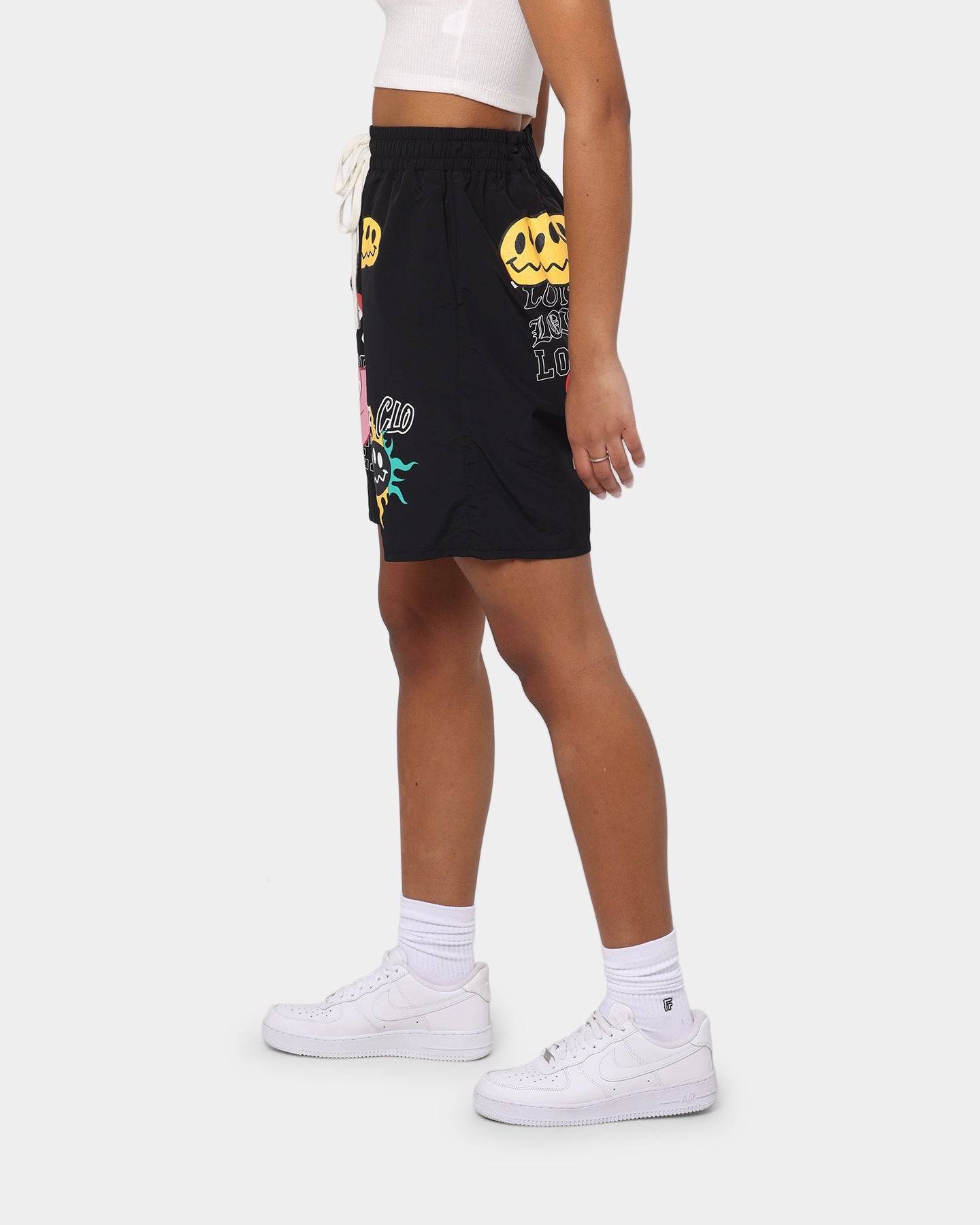 Loiter Freedom Multi Logo Shorts Black