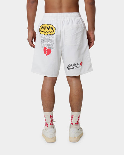 Loiter Freedom Multi Logo Shorts Off White