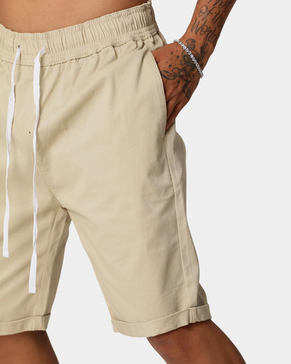 XXIII Ibiza Rolled Twill Short Beige