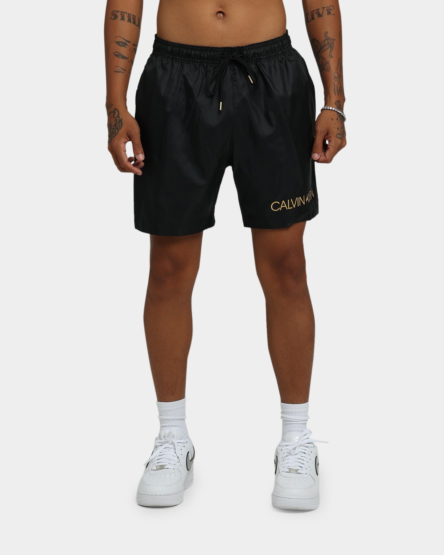 Calvin Klein Core Festive Swim Shorts Black