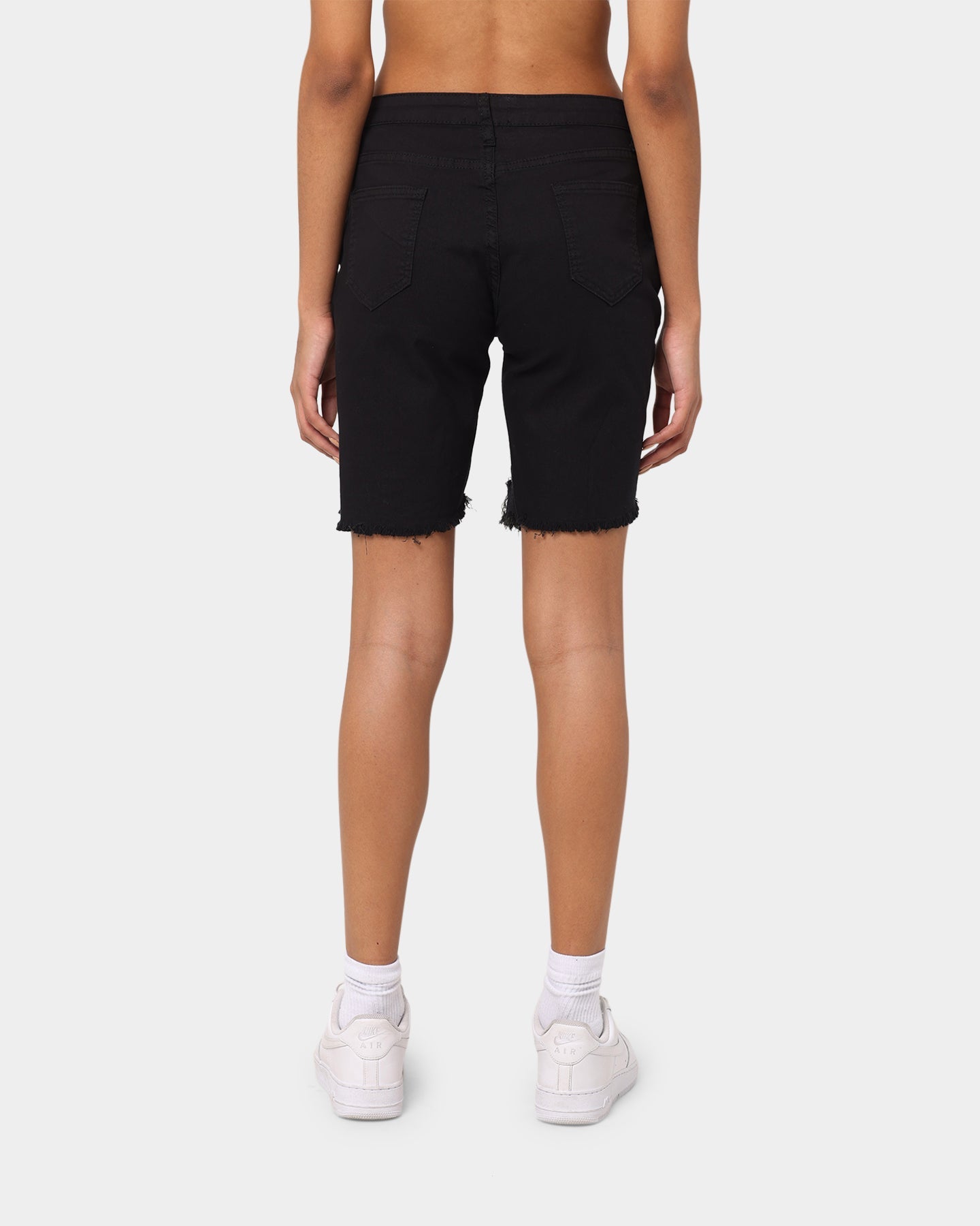 XXIII Women's Sugar Distressed Denim Short Black