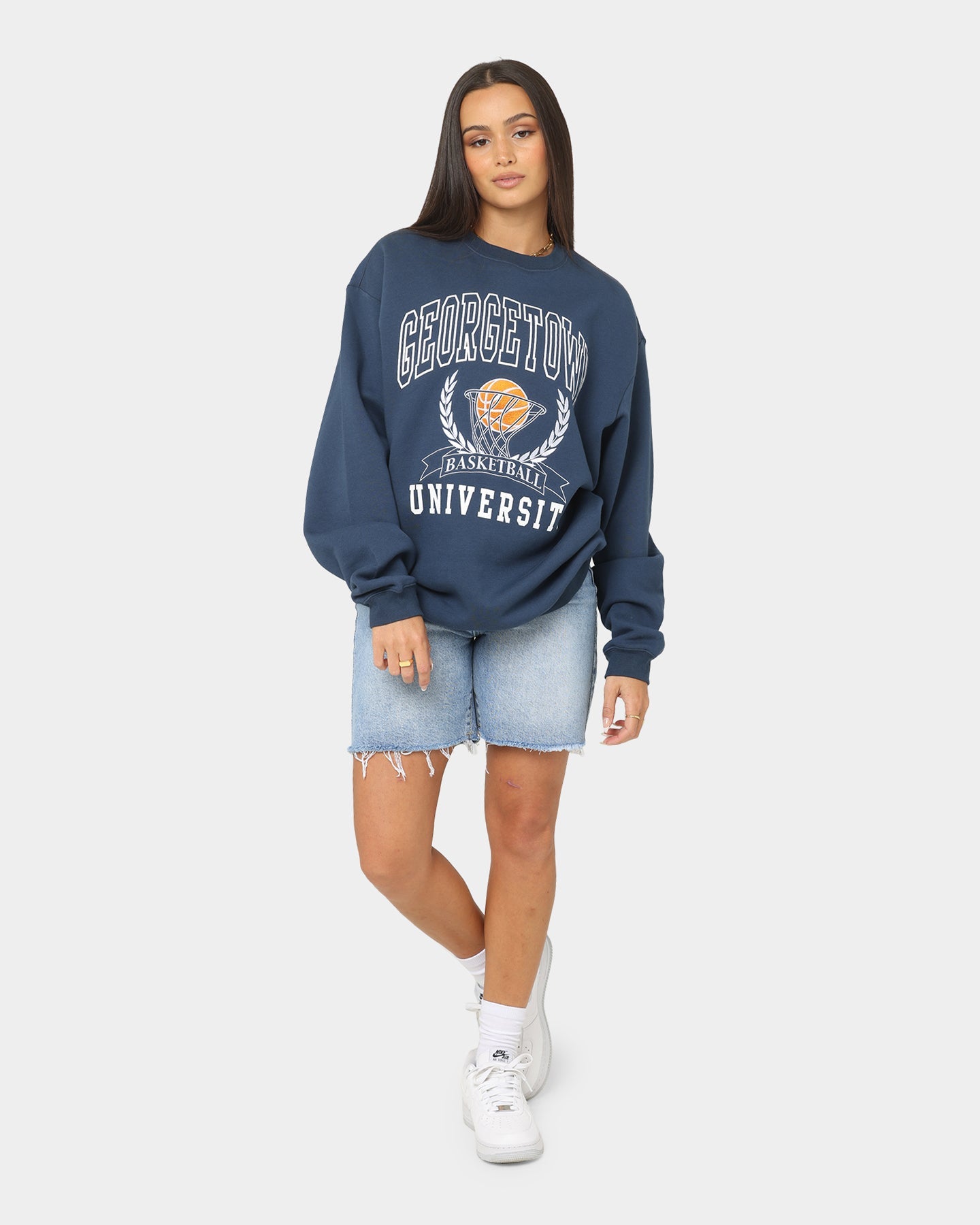 XXIII Women's Negasi Denim Shorts Mid Blue