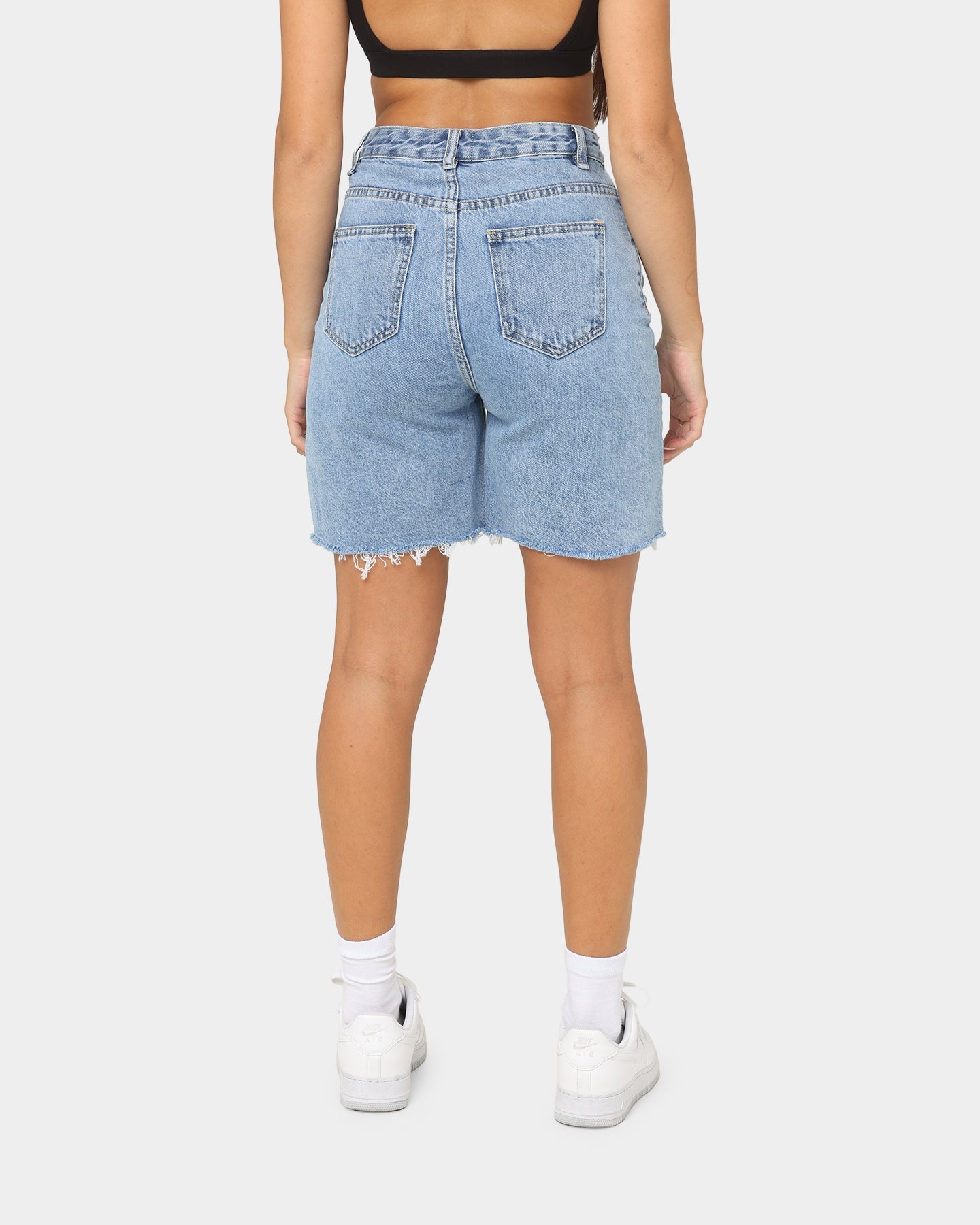 XXIII Women's Negasi Denim Shorts Mid Blue
