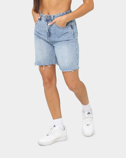 XXIII Women's Negasi Denim Shorts Mid Blue