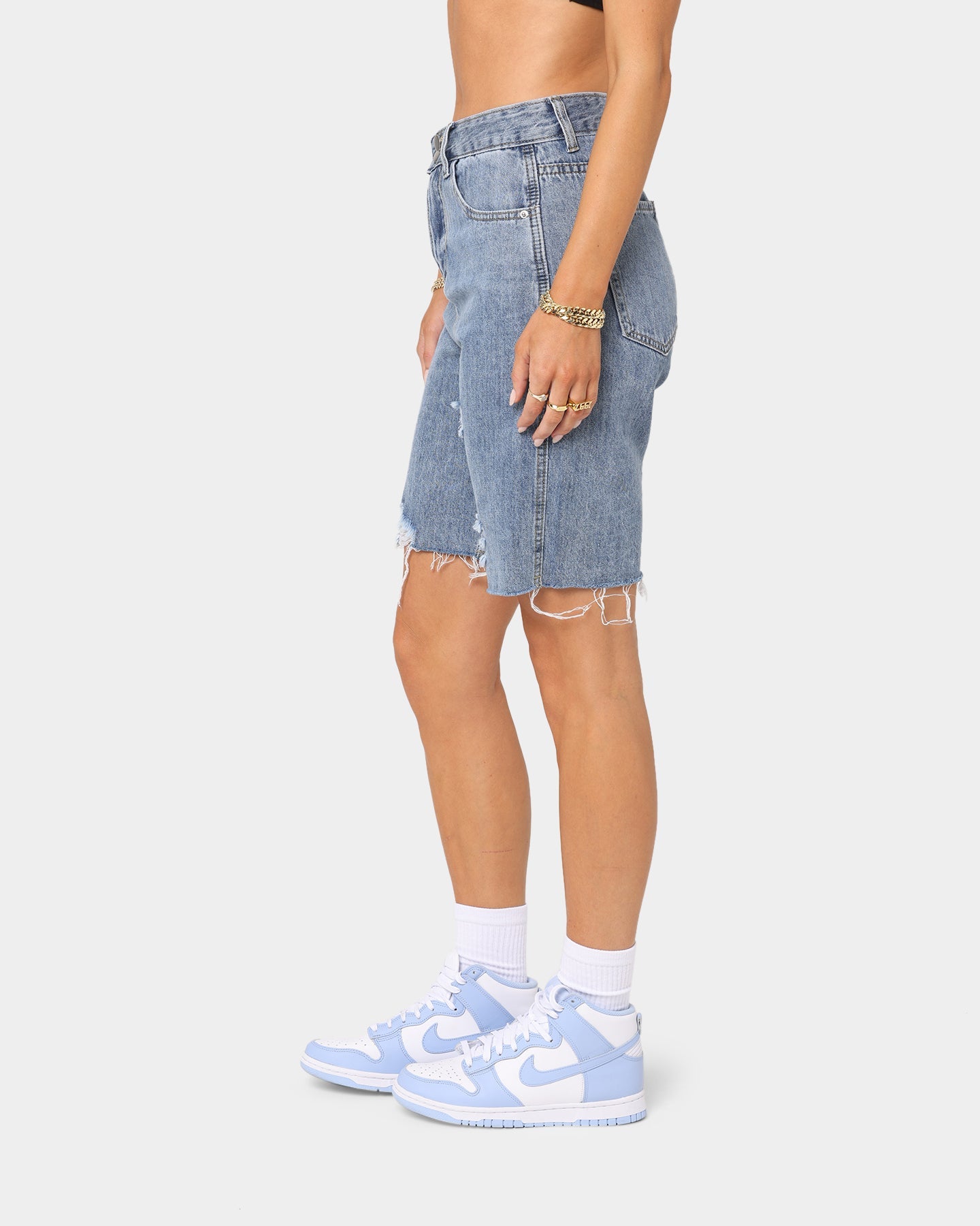 XXIII Women's Dallas Denim Shorts Blue Denim