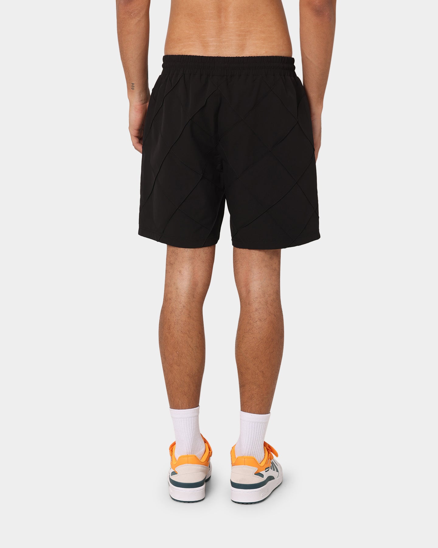 XXIII Tariq Quilted Beach Shorts Black