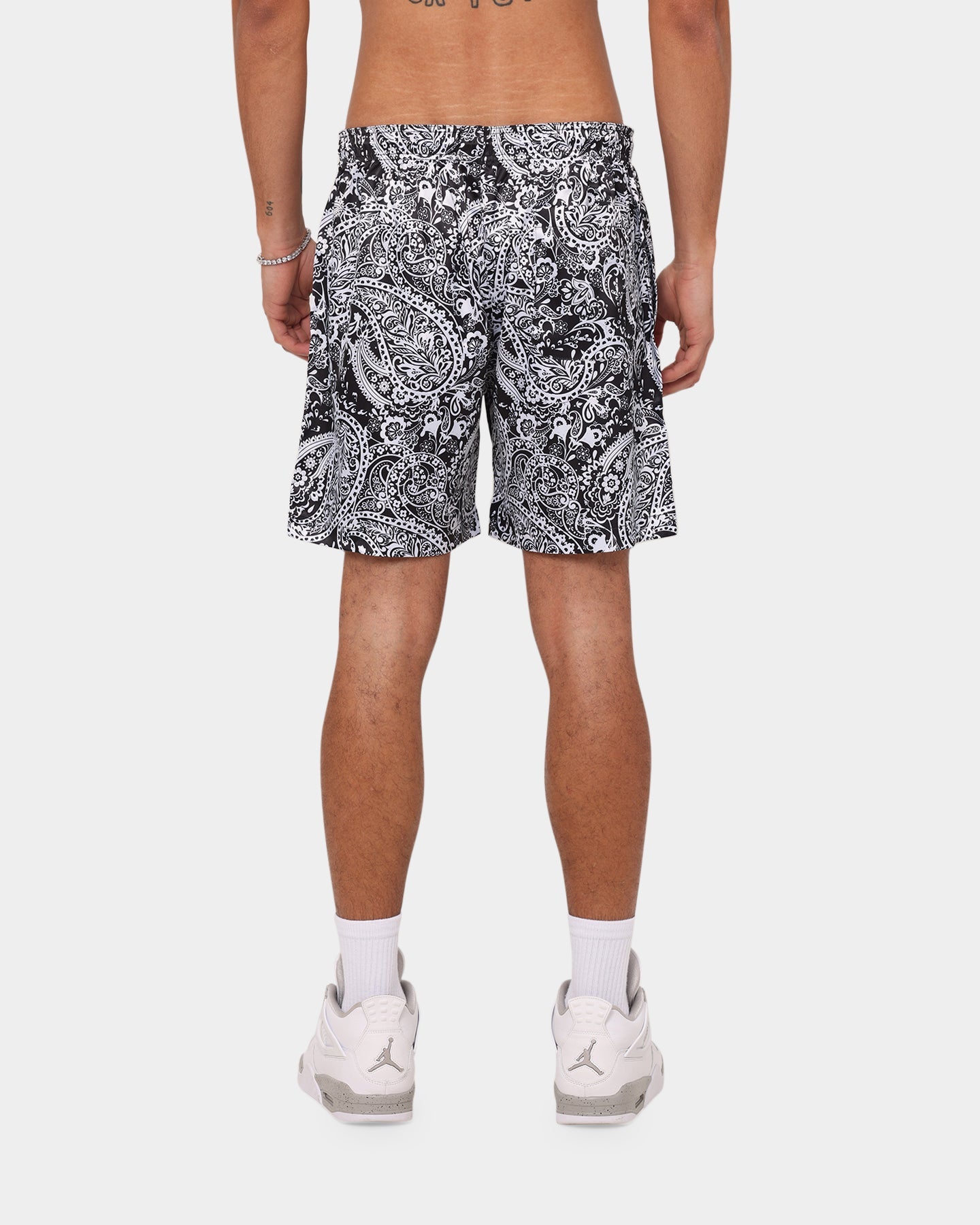 XXIII Keanu Satin Short Black