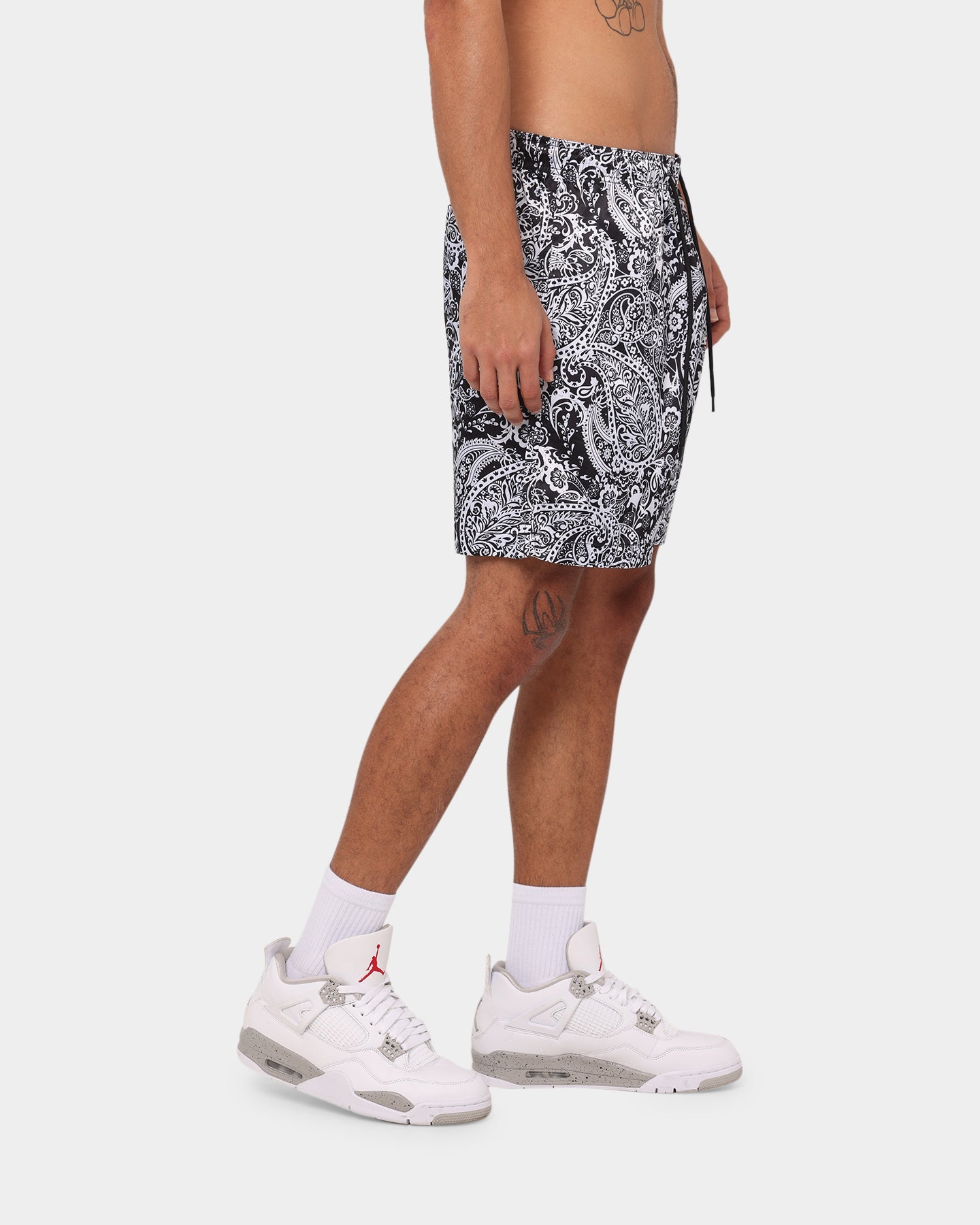 XXIII Keanu Satin Short Black