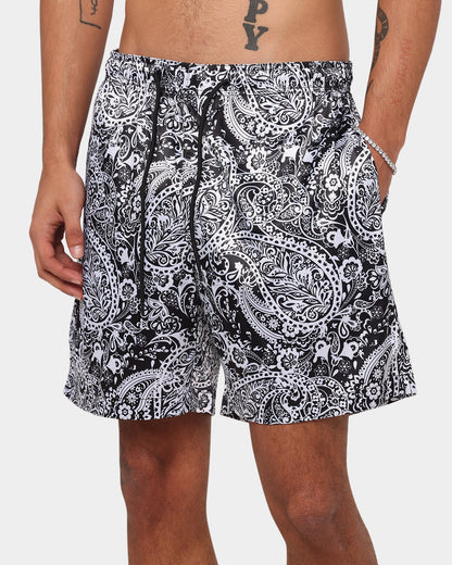 XXIII Keanu Satin Short Black