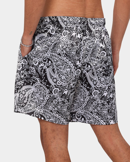 XXIII Keanu Satin Short Black