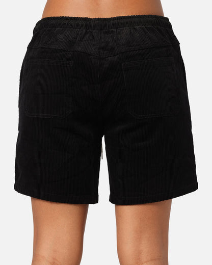 XXIII Riven Cord Shorts Black