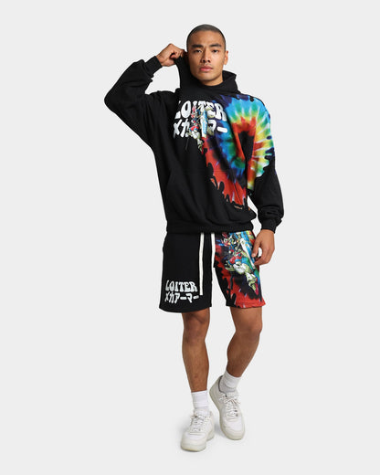 Loiter Eternal Tie Dye Shorts Black