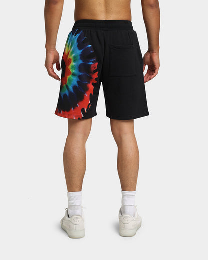 Loiter Eternal Tie Dye Shorts Black