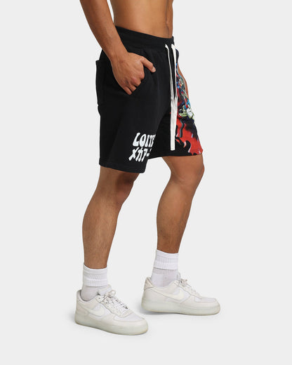 Loiter Eternal Tie Dye Shorts Black