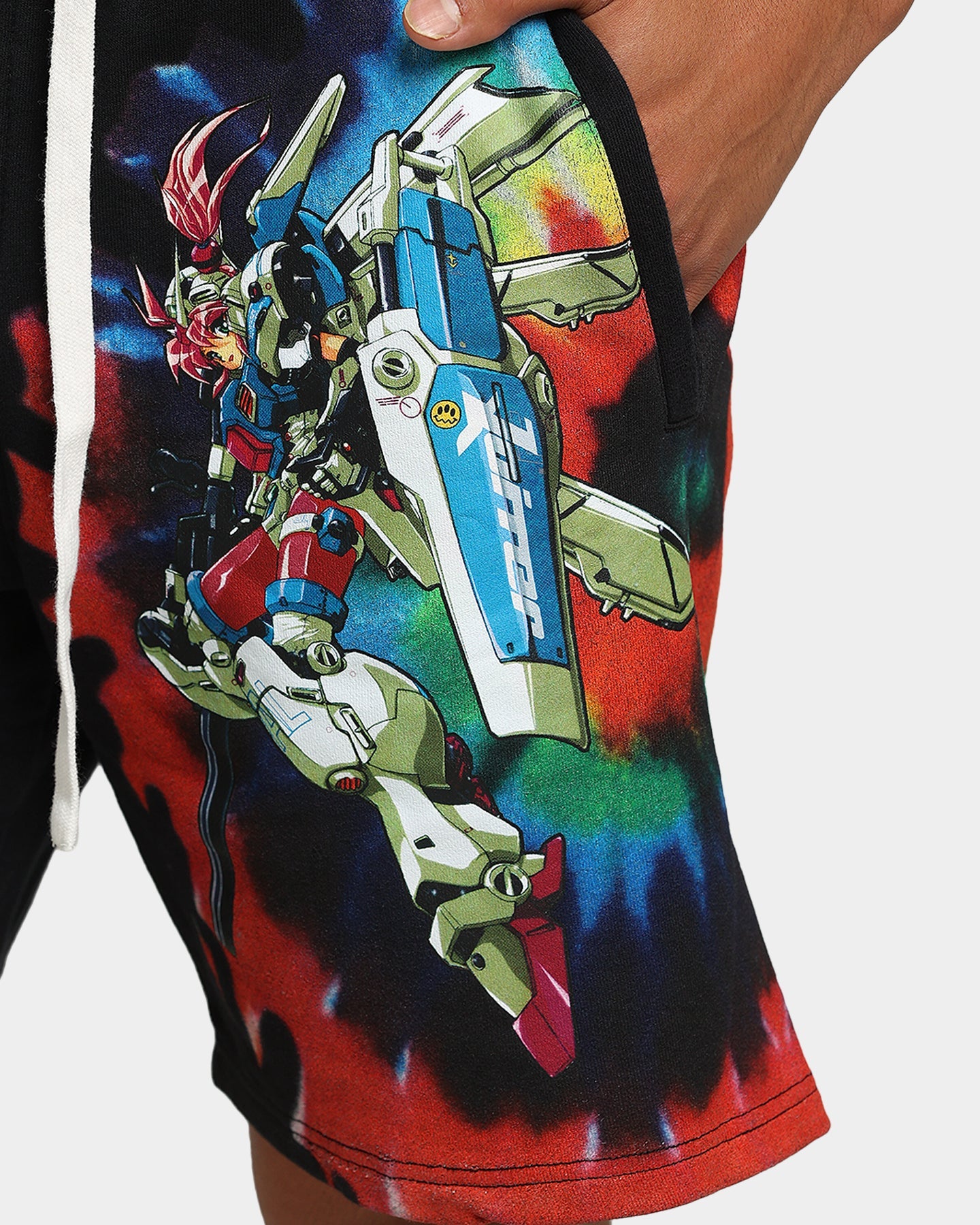 Loiter Eternal Tie Dye Shorts Black