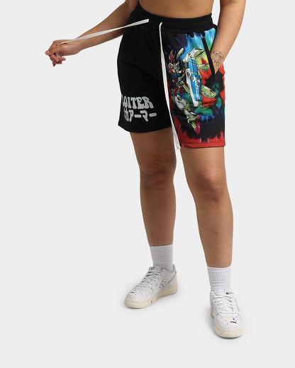 Loiter Eternal Tie Dye Shorts Black