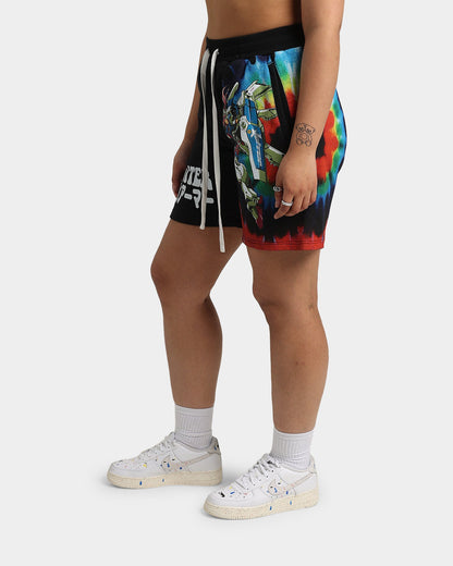 Loiter Eternal Tie Dye Shorts Black