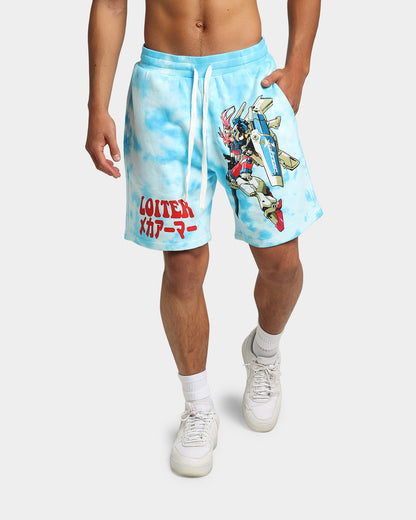 Loiter Eternal Tie Dye Shorts Blue