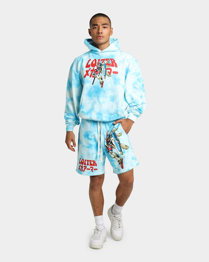 Loiter Eternal Tie Dye Shorts Blue