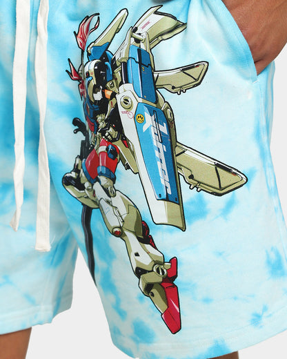 Loiter Eternal Tie Dye Shorts Blue