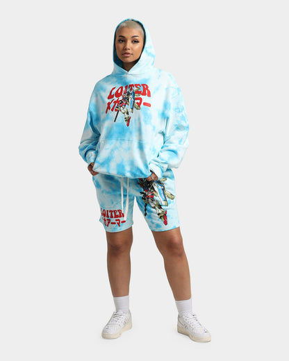 Loiter Eternal Tie Dye Shorts Blue