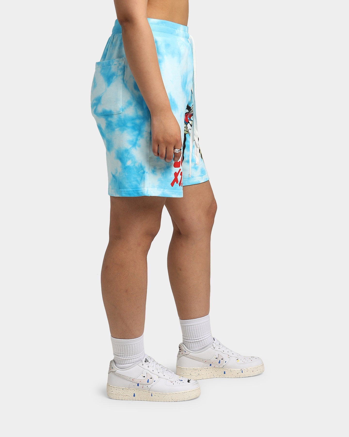 Loiter Eternal Tie Dye Shorts Blue