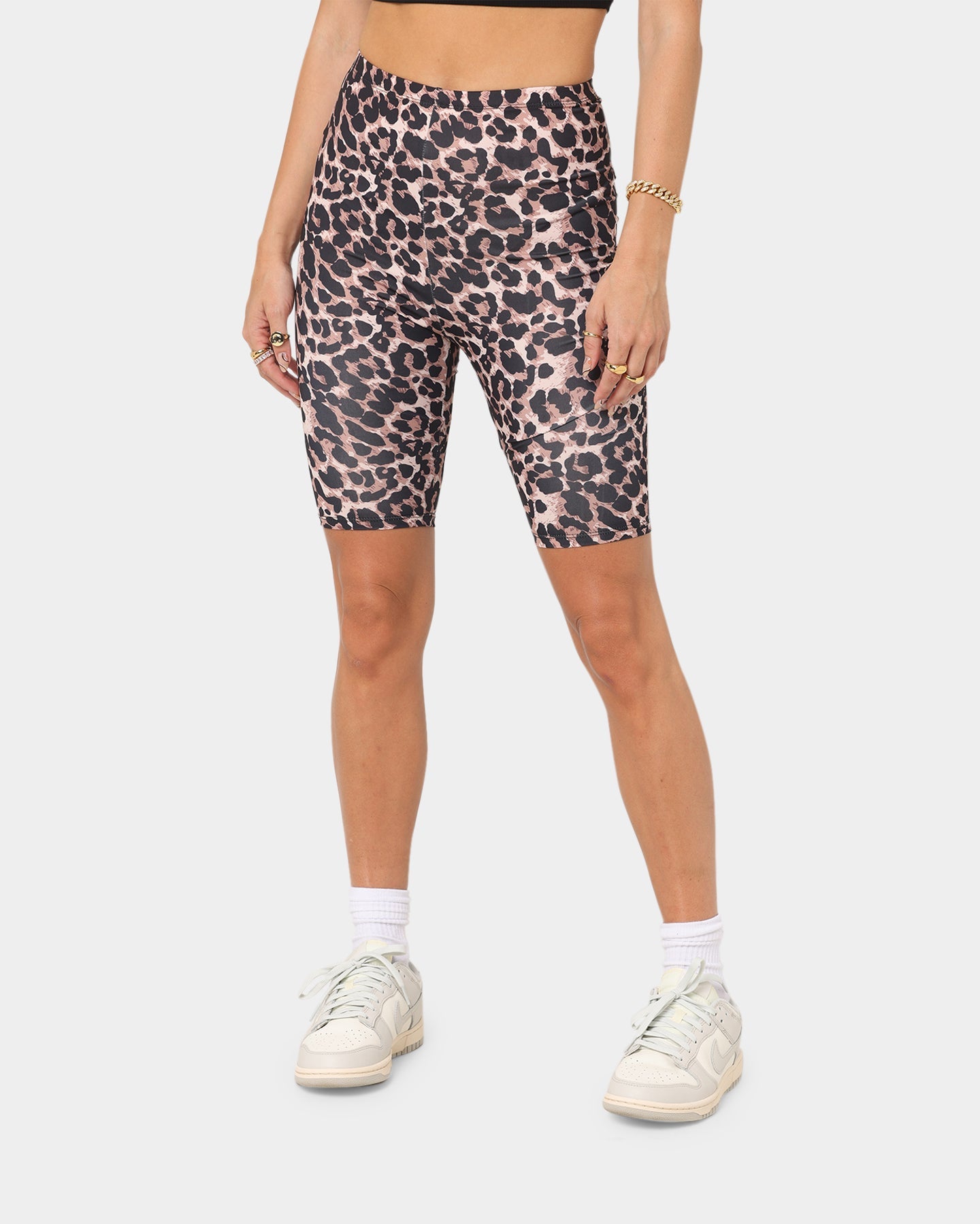 XXIII Women's Filly Biker Shorts Leopard