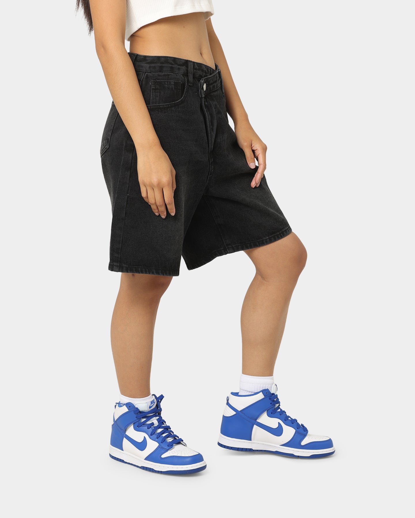 XXIII Women's Londyn Asymmetric Shorts Black