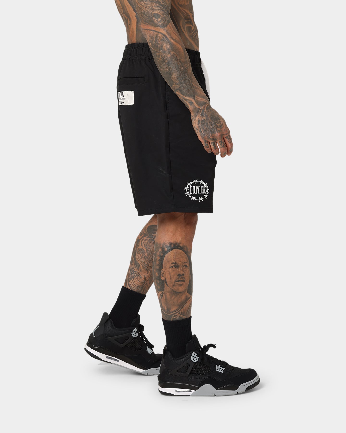 Loiter Nightcrawler Walk Shorts Black