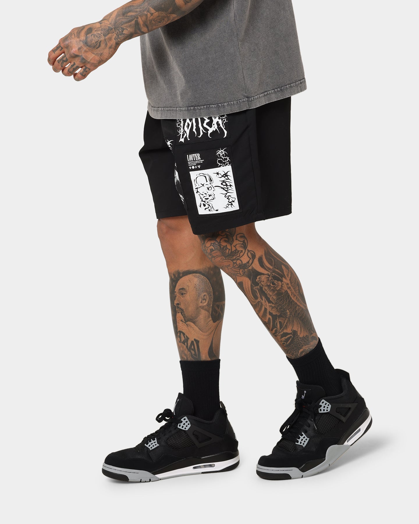 Loiter Nightcrawler Walk Shorts Black