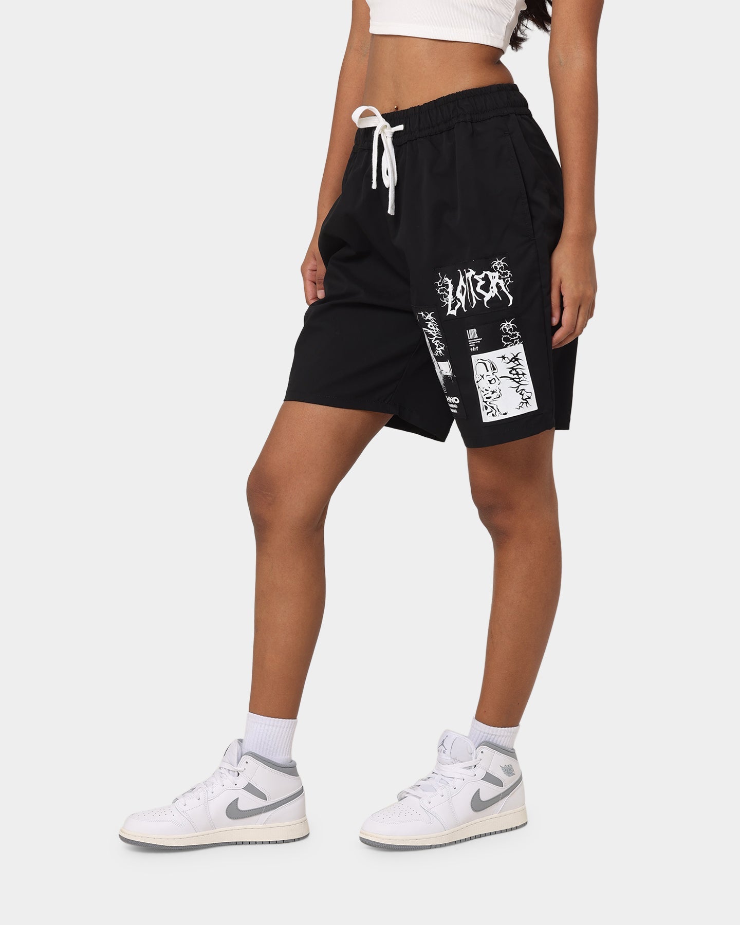 Loiter Nightcrawler Walk Shorts Black