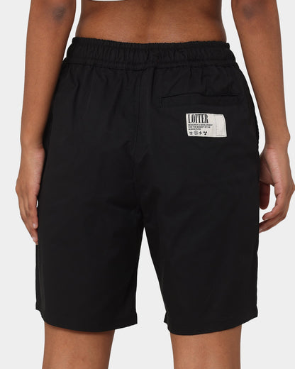 Loiter Nightcrawler Walk Shorts Black