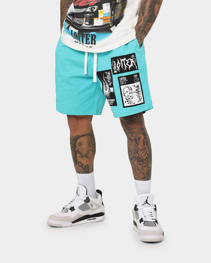 Loiter Nightcrawler Walk Shorts Turquoise