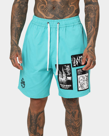 Loiter Nightcrawler Walk Shorts Turquoise