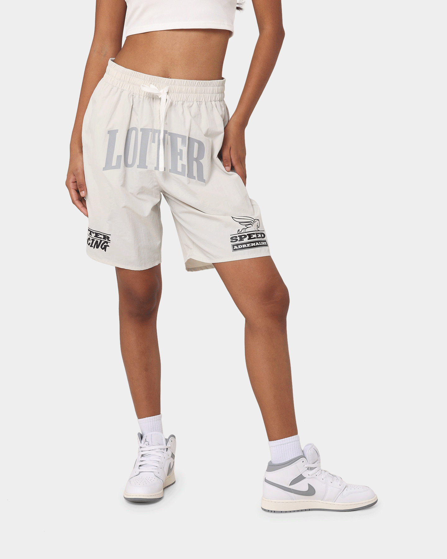 Loiter Roadrunner Beach Shorts Ecru