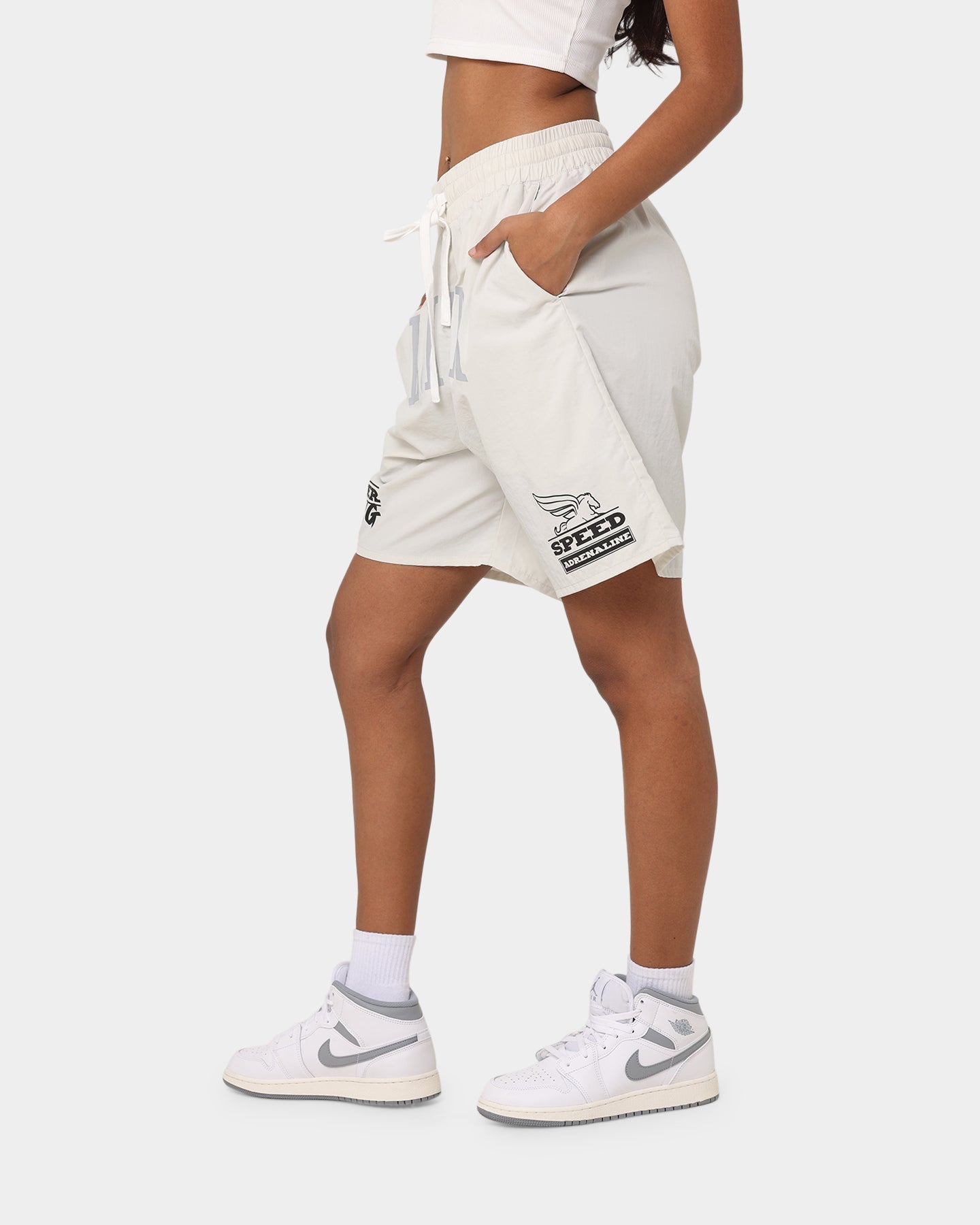 Loiter Roadrunner Beach Shorts Ecru