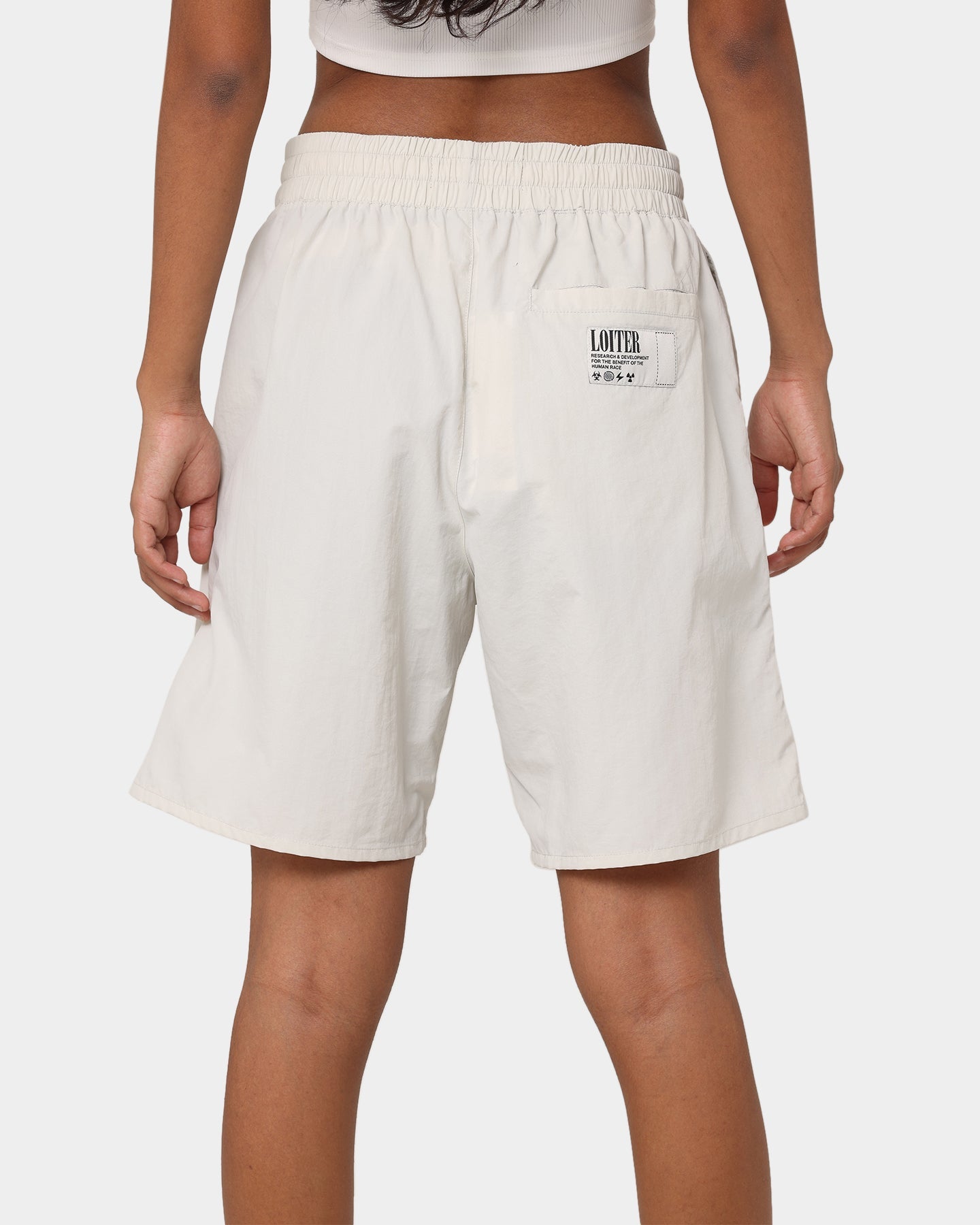 Loiter Roadrunner Beach Shorts Ecru