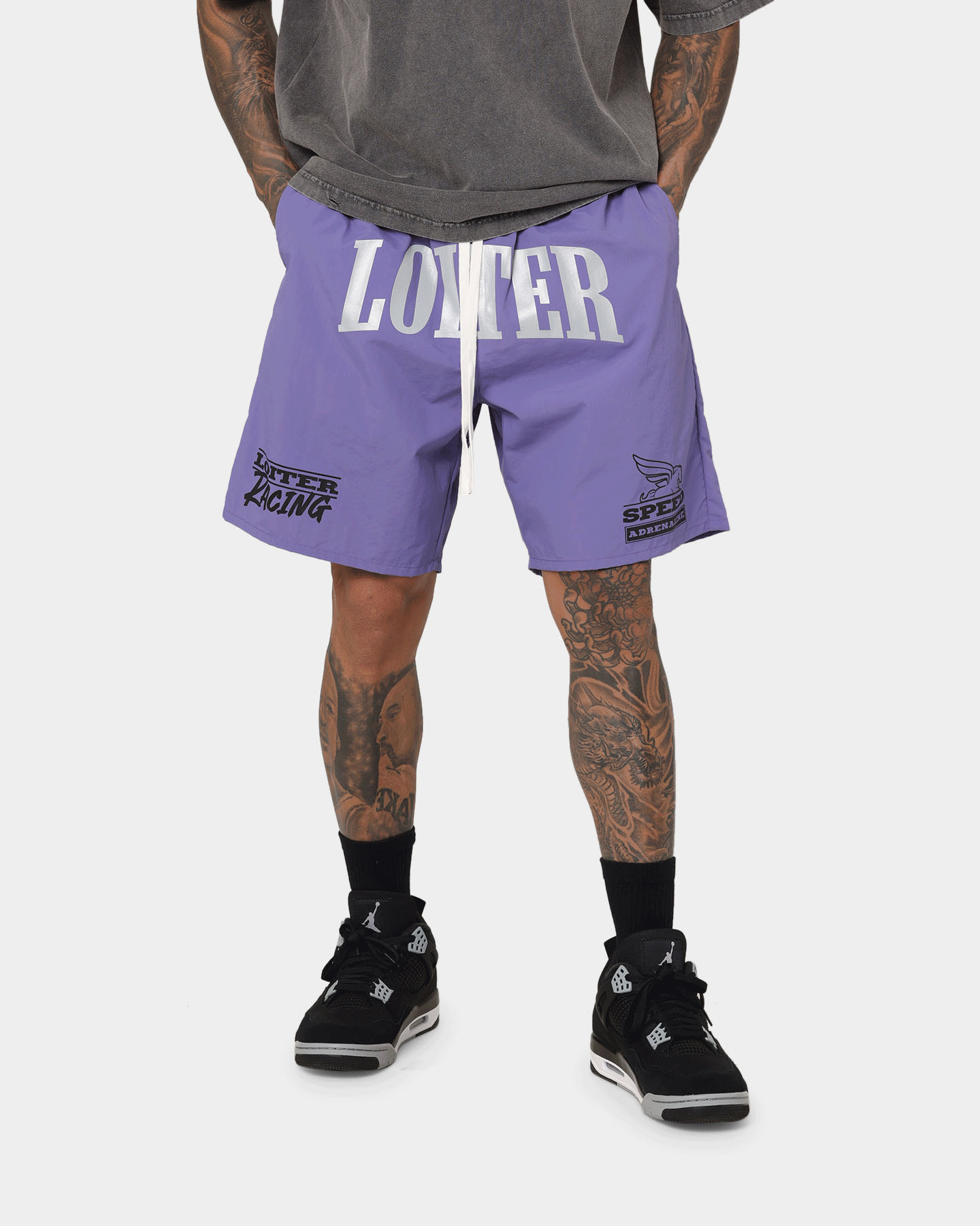 Loiter Roadrunner Beach Shorts Purple