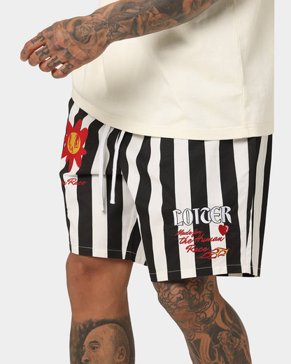 Loiter Sanctuary Walk Shorts Black/White
