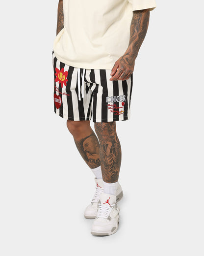Loiter Sanctuary Walk Shorts Black/White