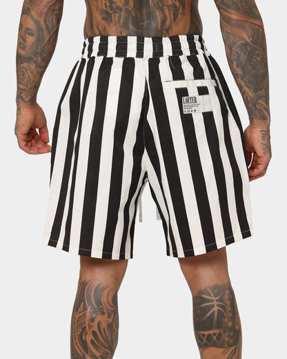 Loiter Sanctuary Walk Shorts Black/White
