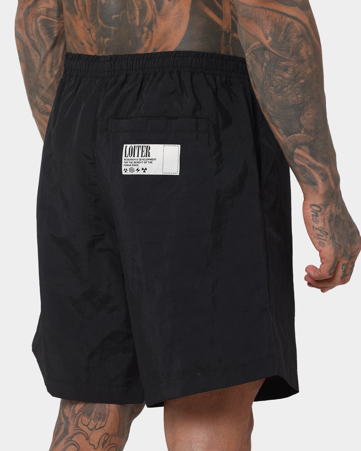 Loiter Inferno Beach Shorts Black/Black