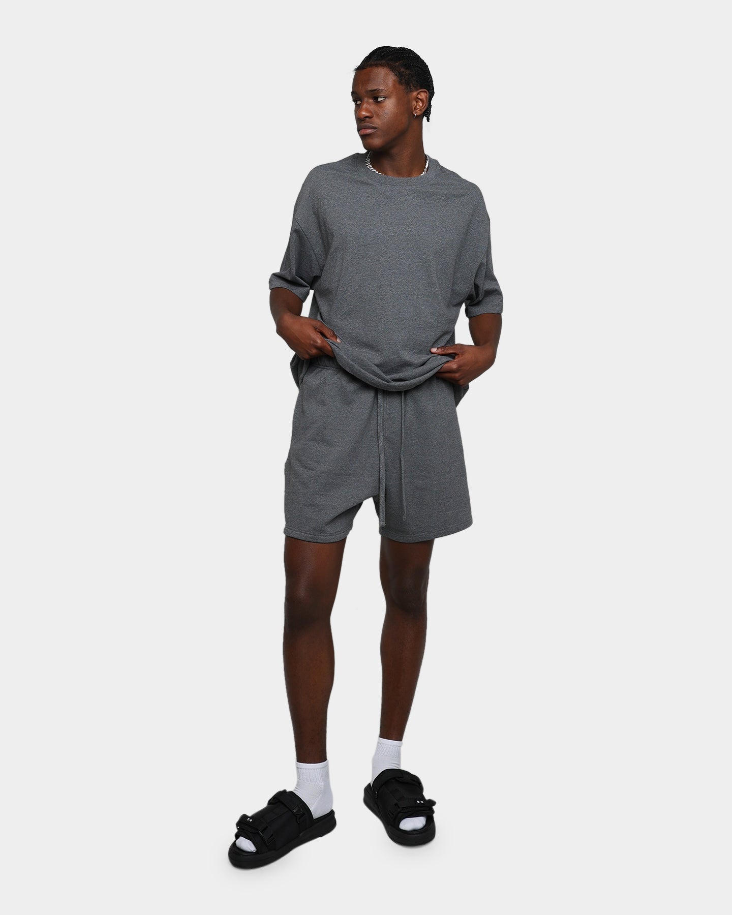 MNML Every Day Sweatshorts Dark Heather