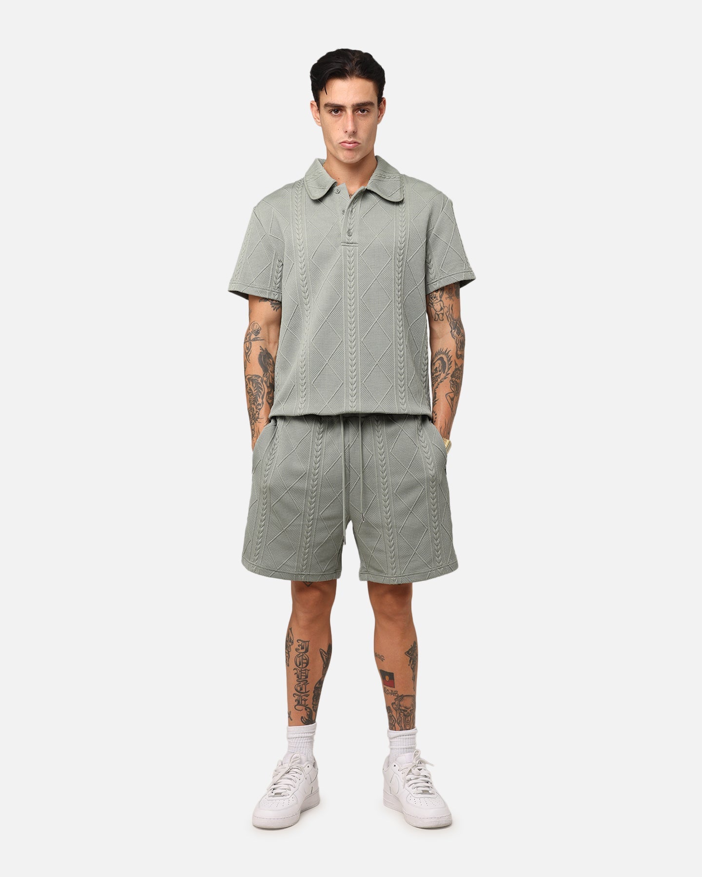 XXIII Danny Knit Shorts Olive