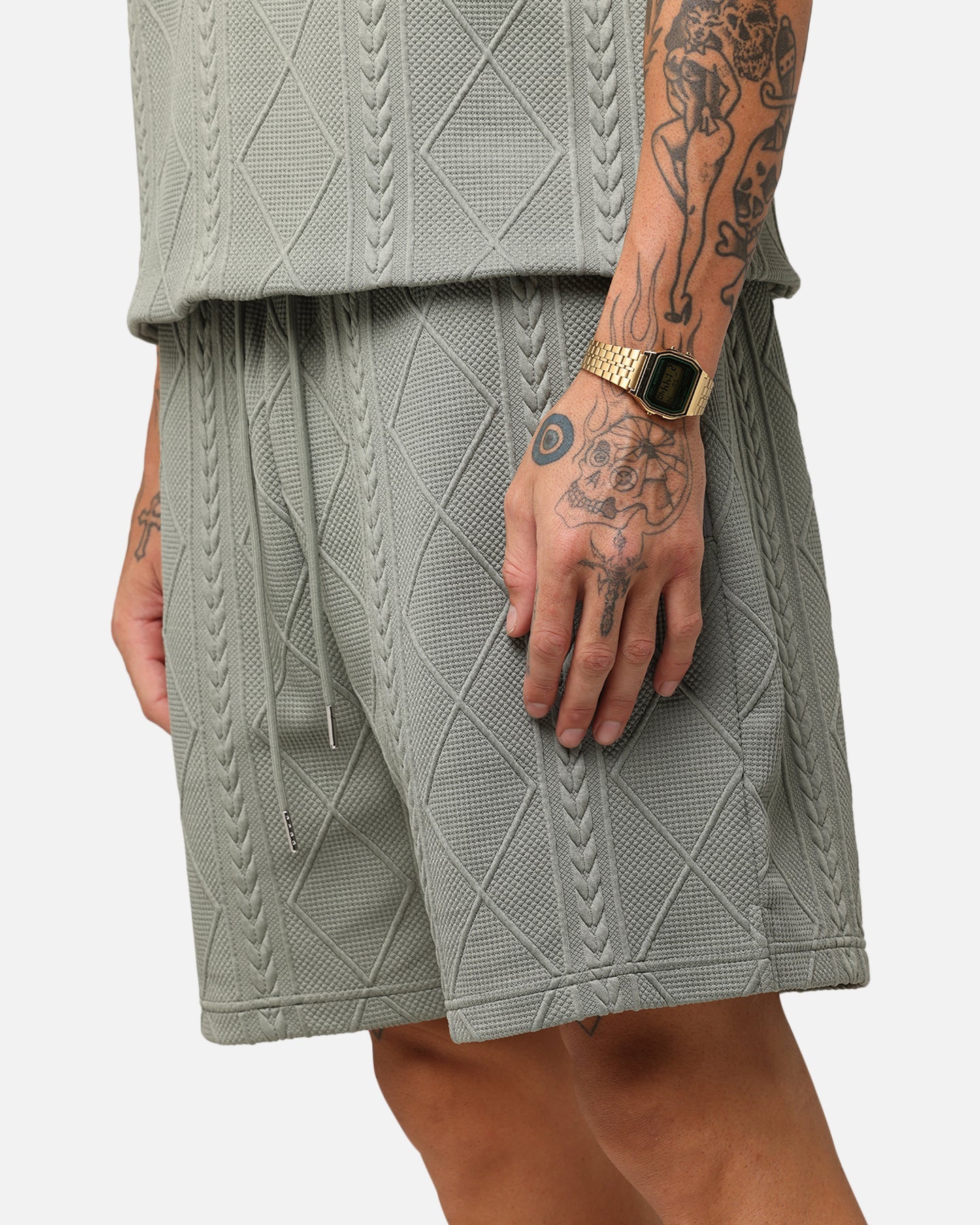 XXIII Danny Knit Shorts Olive