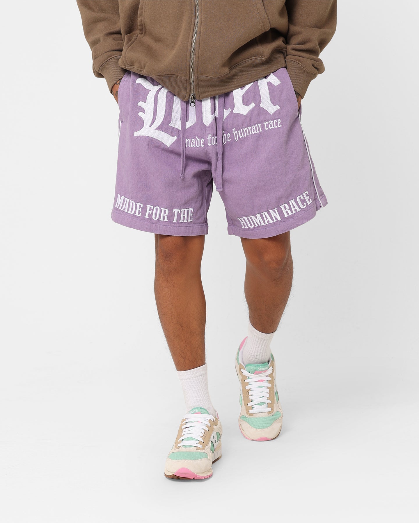 Loiter Fighter Walk Shorts Purple