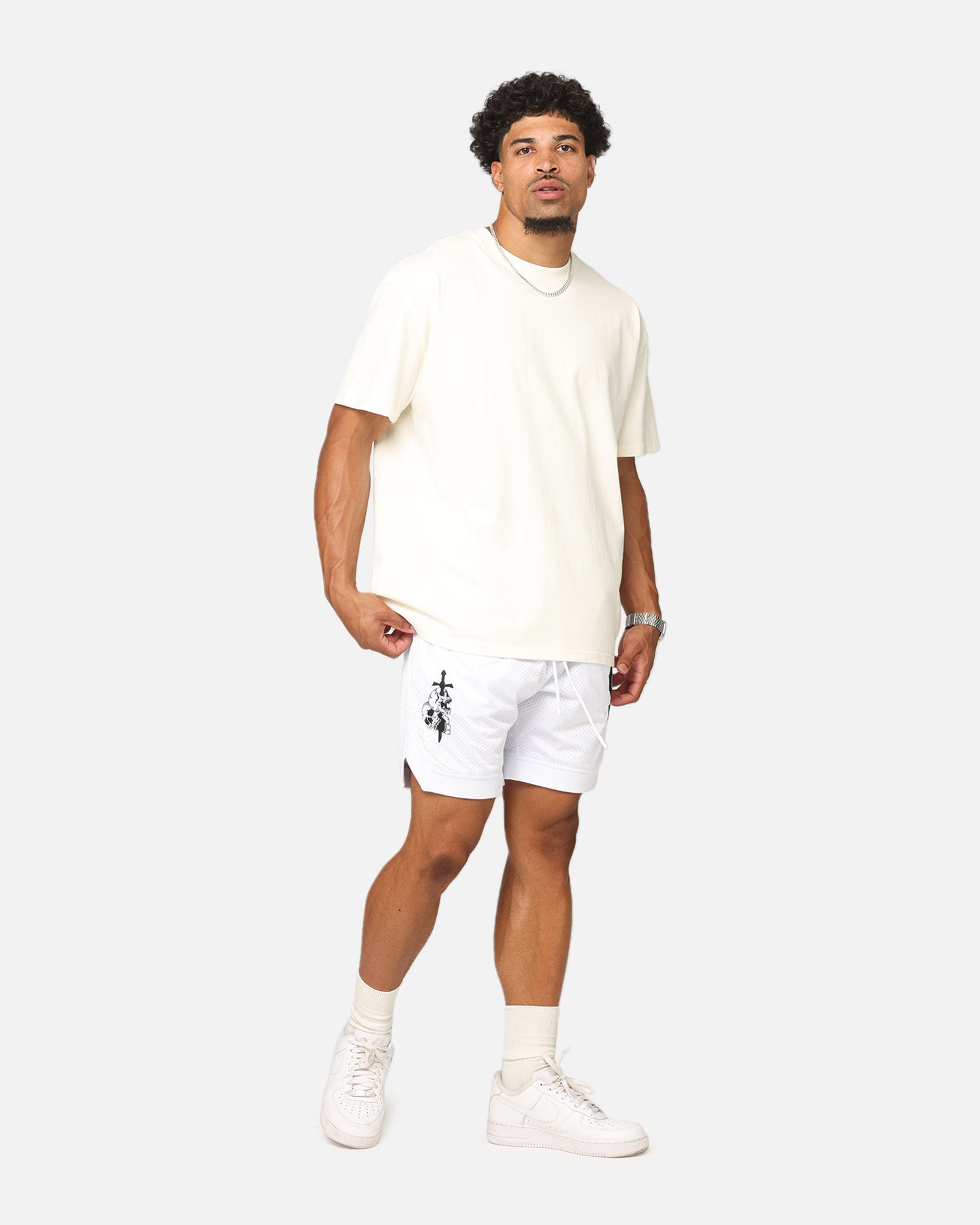 Saint Morta La Rambla Basketball Shorts White