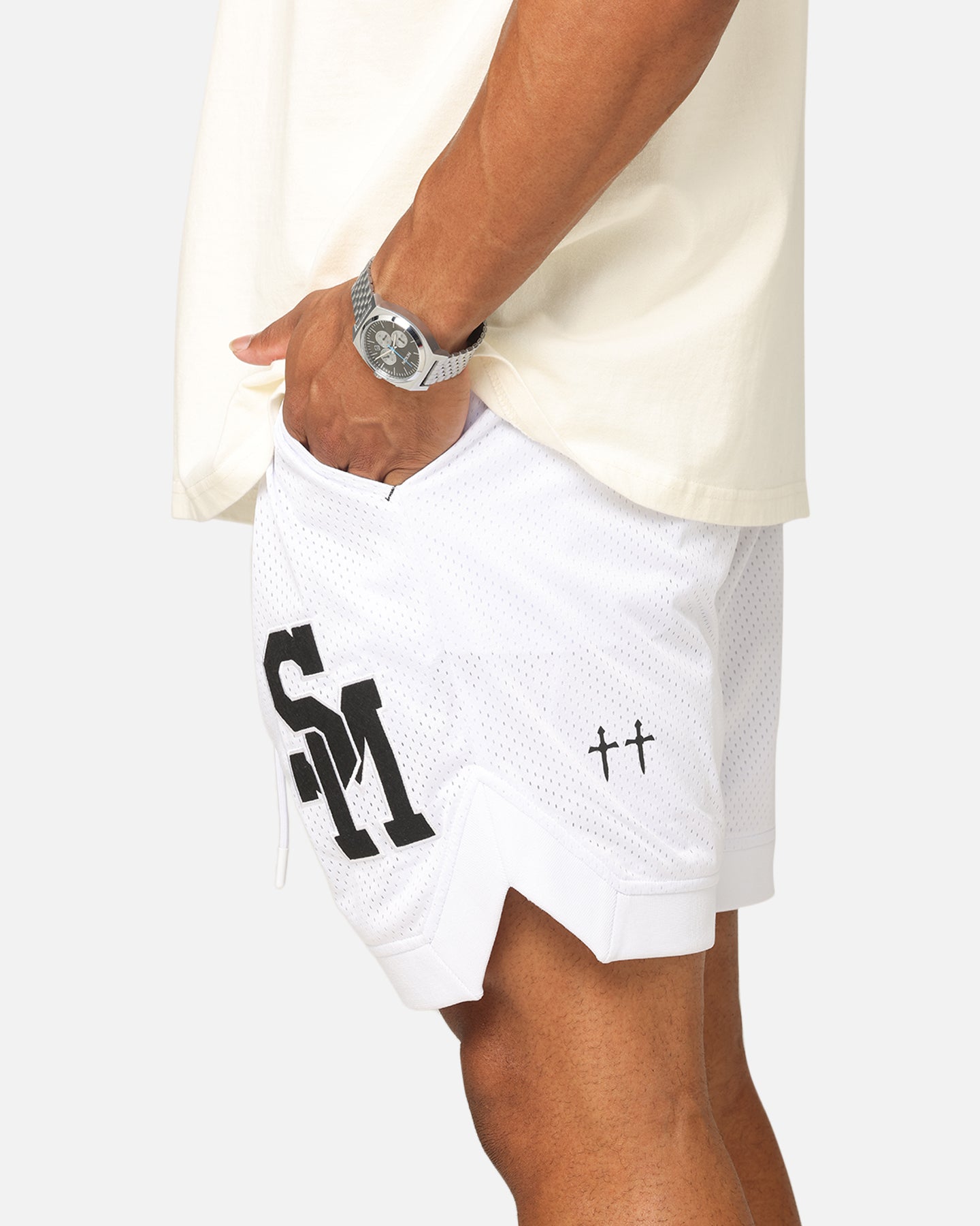 Saint Morta La Rambla Basketball Shorts White