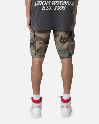 PANELED CARGO SHORTS