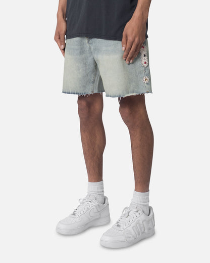 MNML Mojave Denim Shorts Vintage Blue